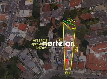 dad6d94f6220426e5b3d7f5322dcf3f5d183d4e0 · Terreno à venda, 847 m² por R$ 1.100.000,00 - Vila Pirituba - São Paulo/SP