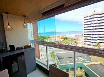 Foto 01 · Lindo apartamento decorado vista mar quarto e sala varanda gourmet a venda em Armação