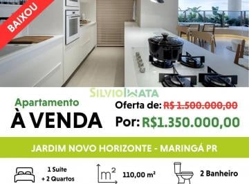 Foto 0 · Nest 635: apartamento com 110m² à venda por R$ 1.350.000,00 em Maringá-PR