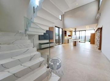 Foto 04 · Casa de alto padrão com 5 quartos e 3 suítes no Terras de Florença, Ribeirão Preto-SP: 270m², 3 sala