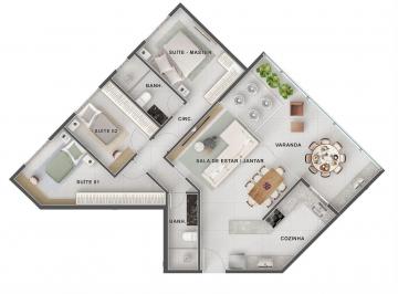 Planta 01 - 3 dorm 101,7m² · Apartamento em Jardim da Penha - Vitória ES