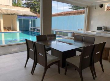 Casa · 234m² · 7 Quartos · 6 Vagas · Casa Balneário Praia de Pernambuco com Sobrado Novo, Piscina, Raia, Cascata, 7 quartos (6 suítes)
