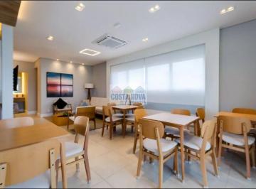 Apartamento · 55m² · 1 Quarto · 1 Vaga · Apartamento novo a uma quadra da Praia, bairro Pompeia, 1 quarto, 1 banheiro, 1 vaga