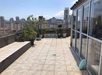 Apartamento · 215m² · 3 Quartos · 1 Vaga · Cobertura Duplex Boqueirão Santos