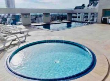 Apartamento · 36m² · 1 Quarto · 1 Vaga · Flat com Hidromassagem,  camareira piscina e salão de jogos em São Vicente