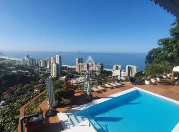 Casa · 1700m² · 5 Quartos · 11 Vagas · Casa à venda com vista panorâmica em São Conrado, RJ 
