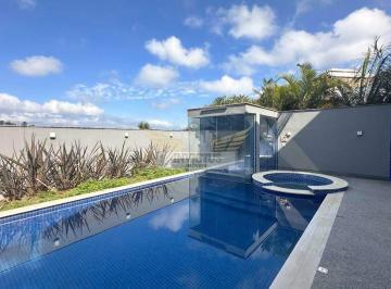 Casa · 418m² · 4 Quartos · 6 Vagas · Sobrado Mobiliado com 4 Suítes no Condomínio Swiss Park para Comprar, 418m² - Parque Terra Nova II,