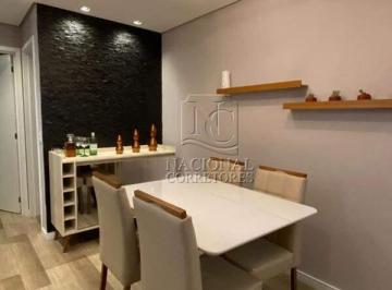 Apartamento · 59m² · 2 Quartos · 1 Vaga · Apartamento com 59m², 2 dormitórios, com sacada gourmet – Bangu, Santo André