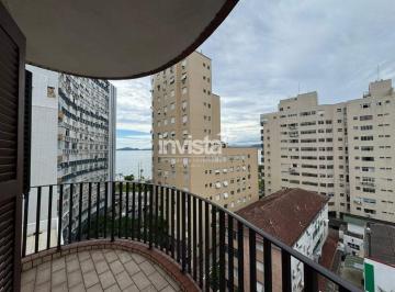 Apartamento · 62m² · 1 Quarto · 1 Vaga · Apartamento na Ponta da Praia com varanda e vista para o mar.