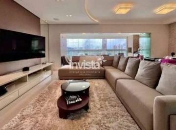 Apartamento · 178m² · 3 Quartos · 3 Vagas · Apartamento mobiliado com 3 suítes e varanda gourmet no Gonzaga