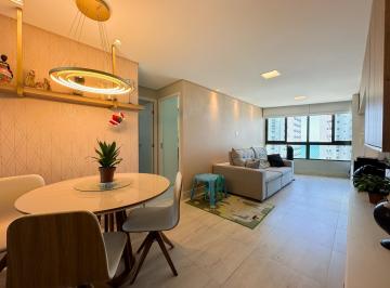 Apartamento · 57m² · 2 Quartos · 1 Vaga · Apartamento mobiliado à venda no Edifício Quinta das Margaridas em Boa viagem 2 suítes