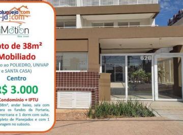 1f26d7aada5253157c0c56dc212e70595be60c2d · Apartamento com 1 dormitório para alugar, 37 m² por R$ 3.510/mês - Centro - São José dos Campos/SP