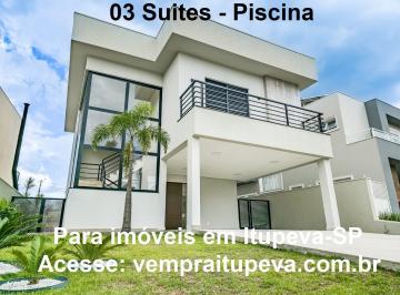 Casa de 3 quartos, Itupeva · Ibi Aram, Itupeva-SP, Sobrado Novo, Piscina, 03 Suítes, Escritório