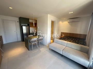 Apartamento · 44m² · 1 Quarto · 1 Vaga · Apartamento Loft para locação anual mobiliado, 1 vaga de garagem, Edifício 4Sete, no bairro Centro,