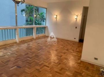 Salão · Apartamento 3 Quartos (1 Suíte) com 129m² na Lagoa – Próximo ao Jardim Botânico