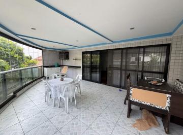 Apartamento · 173m² · 3 Quartos · 2 Vagas · Apartamento de frente com varanda, 3 suítes, lavabo, dependência e empregada, 2 vagas de garagem no 