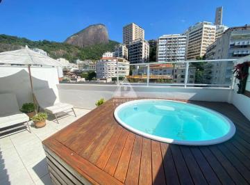 Apartamento · 216m² · 3 Quartos · 1 Vaga · Cobertura 3 quartos (2 suítes) no Leblon com vista e varanda gourmet