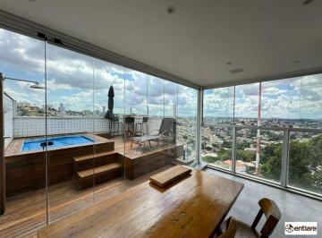 Apartamento · 135m² · 2 Quartos · 3 Vagas · Linda cobertura 2 quartos com banheira de hidro, vista e privacidade!