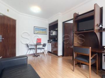 Apartamento · 36m² · 1 Quarto · 1 Vaga · Flat em Indianópolis, São Paulo/SP de 36m² 1 quartos para locação R$ 3.300,00/mes