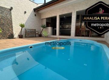 Piscina  · Sobrado à venda, 377 m² por R$ 2.650.000,00 - Olímpico - São Caetano do Sul/SP