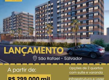 Apartamento · 38m² · 2 Quartos · 1 Vaga · LANÇAMENTO 2 QUARTOS COM SUÍTE E VARADA - SÃO RAFAEL - SALVADOR - BA