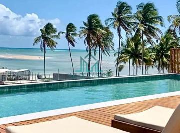 Apartamento · 67m² · 2 Quartos · 1 Vaga · Apartamento 2 Suítes, 67m², Varanda a 30 metros da Praia de Tatuamunha, na Rota Ecológica dos Milagr