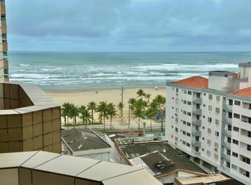 Apartamento de 2 quartos, Praia Grande · Apto 2 quartos (1 suite) com vista mar e mobiliado na Aviação - Praia Grande!