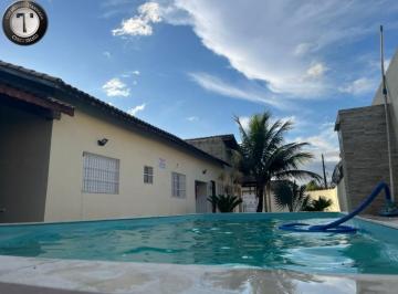 Foto 01 · Casa 2 quartos com piscina a venda Itanhaém, São Paulo, bairro Guacyra, sendo 1 dos quartos suíte,