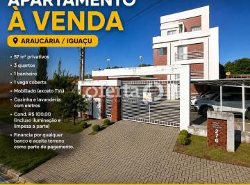 Apartamento · 57m² · 3 Quartos · 1 Vaga · Apartamento em Araucária / Iguaçu