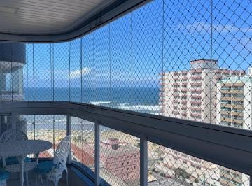 Apartamento de 2 quartos, Praia Grande · Apto Vista Mar, 2 Suites, sacada gourmet e 2 vagas - Ocian, Praia Grande