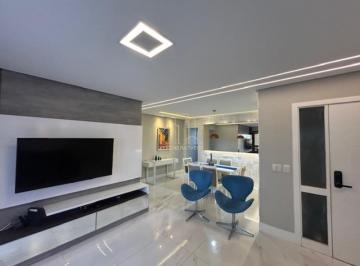 Foto 05 · Apartamento alto luxo com três suítes amplo living vista mar a venda na Colina A em Patamares