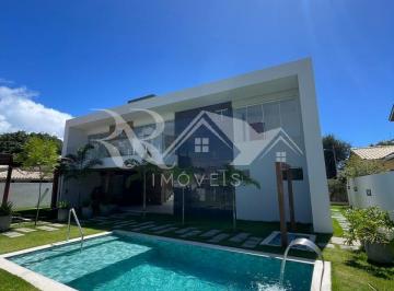 Foto 01 · IMPERDÍVEL! Casa em Condomínio de Luxo em Guarajuba, Camaçari-BA - 4 quartos, 4 suítes, área de laze