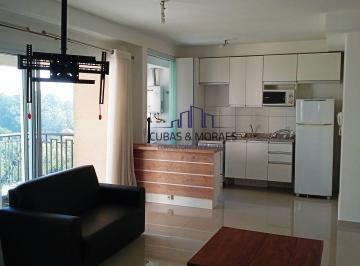 Apartamento · 50m² · 1 Vaga · Studio mobiliado para alugar, 50m² - Alpha Park - Alphaville