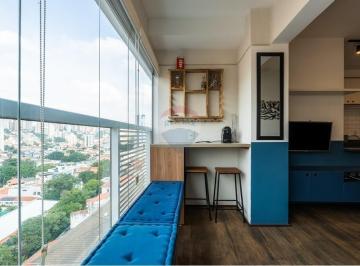 Apartamento · 44m² · 1 Quarto · 1 Vaga · Apartamento 43m² 1 quarto  varanda integrada mobiliado 1 vaga depósito andar alto vista condomínio N