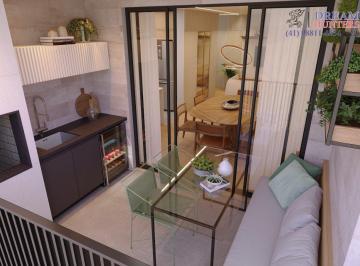 Apartamento · 125m² · 3 Quartos · 2 Vagas · Apartamento de 124.93m² no bairro Juvevê, com 3 quartos (3 suítes), 4 banheiros e 2 vagas de garagem