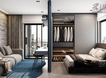 Living · Studio de 39.61m² no bairro Água Verde, com 1 quarto e 1 banheiro