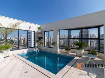 Apartamento · 390m² · 5 Quartos · 3 Vagas · Cobertura com 390m² de área útil, 5 dormitórios sendo 4 suítes, 3 vagas
