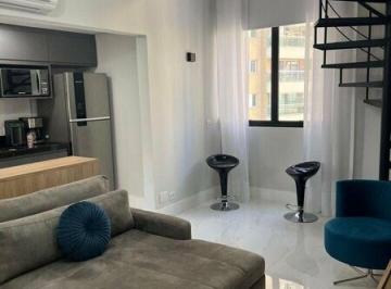 Apartamento · 49m² · 1 Quarto · 1 Vaga · Apartamento duplex com 49 m², 1 Dormitório sendo 1 suíte, Living para dois ambientes, 1 Vaga