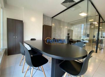 5538dc67f4a017165cca3cbf04d1654c657f7ceb · Sala Mobiliada com 38M2 no Ed. Le Quartier, Vista Livre.