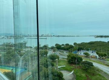 Vista para o Saco da Fazenda e a Beira Rio a partir do apartamento · Apartamento à venda no Edifício Maison Royalle