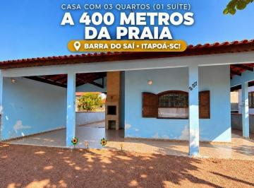 Casa · 123m² · 3 Quartos · 1 Vaga · Casa com 03 quartos (01 suíte) na Barra do Sai á 400 metros da praia em Itapoá-SC!