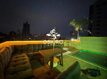 Apartamento · 187m² · 3 Quartos · 2 Vagas · Cobertura Duplex 3 dormitório Vista Mar – a 50m da Praia | Porteira Fechada