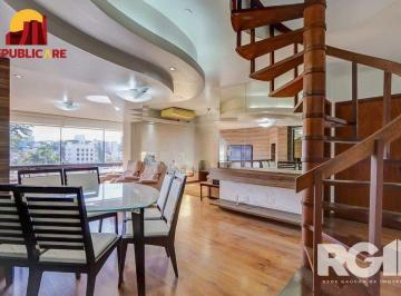 Apartamento · 272m² · 3 Quartos · 3 Vagas · Cobertura Semimobiliada,3 dorm e 3 vagas e elevador no Jardim Lindóia