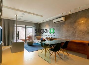 Apartamento · 70m² · 1 Quarto · 2 Vagas · Apartamento mobiliado para venda ou locação na Vila Nova Conceição, São Paulo - SP