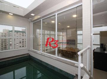 bb796e974e082e5d5fb21091e566797fb27c253c · Cobertura com 3 dormitórios à venda, 166 m² por R$ 3.490.000,00 - Embaré - Santos/SP