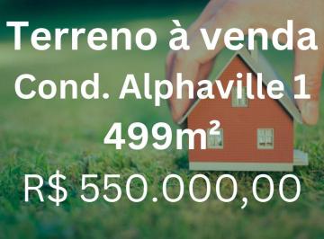 Terreno · 499m² · Terreno à venda, no Condomínio Alphaville 1 - Uberlândia/MG