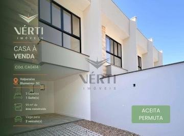 8bc5b18dbcf2c4c826b42e00fac9a01f9662e91a · Casa com 3 dormitórios, sendo 1 suíte à venda, 99 m² - Valparaíso - Blumenau/SC