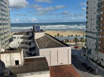 Apartamento de 2 quartos, Praia Grande · Apto Vista Mar na Guilhermina, Praia Grande! 2 Quartos(1 Suite), Sacada e 1 Vaga