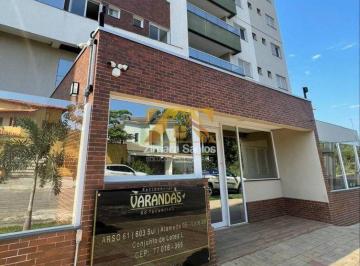 Apartamento · 117m² · 3 Quartos · 3 Vagas · Apartamento com 3 suítes - 117 m² na 603 sul (ARSO61) Residencial Varandas - Próximo a UNIMED - Palm