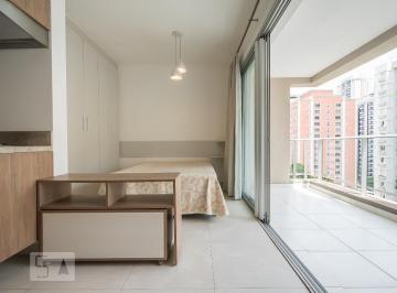 Apartamento · 35m² · 1 Quarto · 1 Vaga · Apartamento para Aluguel - Brooklin, 1 Quarto, 35 m2 - São Paulo